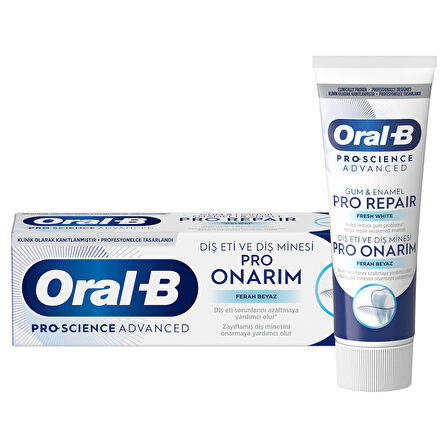Oral-B Professional Diş Eti ve Minesi Hassas Beyaz 75 Ml