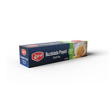 Roll-Up Buzdolabı Poşeti Büyük Boy 50'li