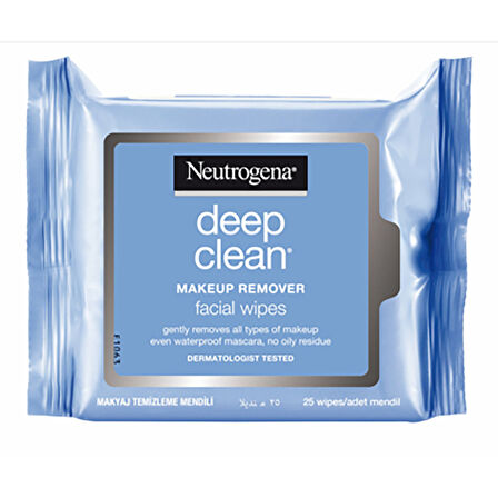 Neutrogena Deep Clean Makyaj Temizleme Mendil 25'li