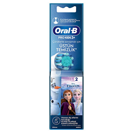 Oral-B Frozen Şarjlı Diş Fırçası Yedek Başlığı Beyaz 2'li