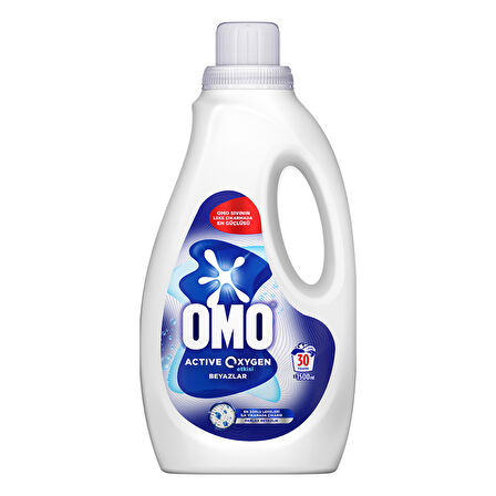 Omo Sıvı Deterjan Active Oxy Beyazlar 1.5 L