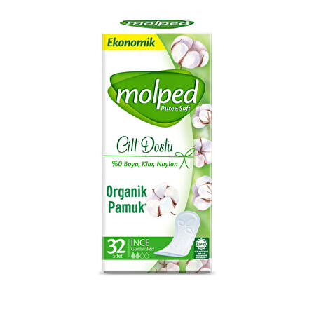 Molped Pure&Soft Günlük Ped 32'li