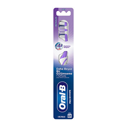 Oral-B Pro-3D White Beyazlık Diş Fırçası - Orta