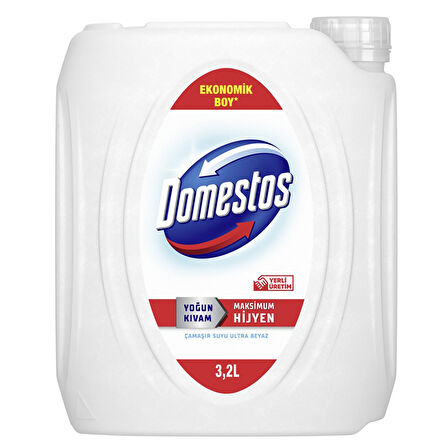 Domestos Ultra Beyaz Çamaşır Suyu 3.240 Ml