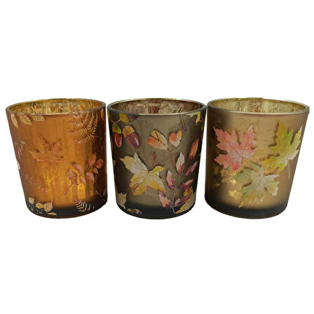 Touch Me Sonbahar Cam Mumluk 7 x 8 Cm