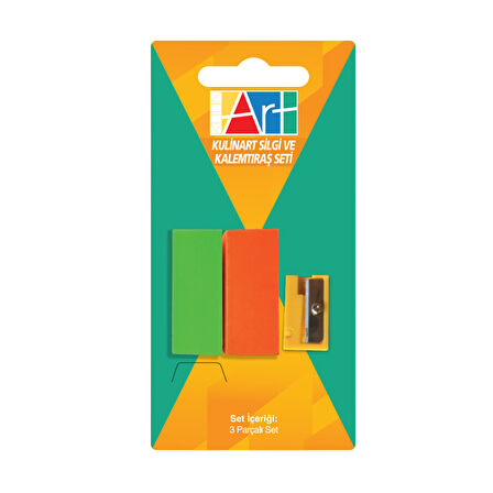 Kulinart Silgi & Kalemtıraş Seti