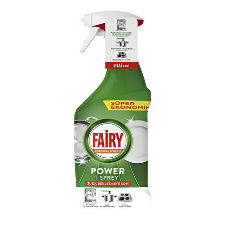 Fairy Power Spray Portakal 800 Ml 2 ADET