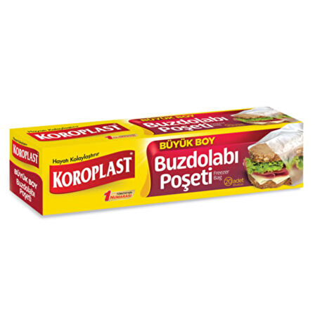 Koroplast Buzdolabı Poşeti Büyük Boy 20'Li