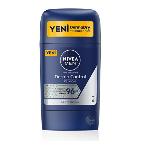 NIVEA MEN Stick Deodorant Derma Control Clinical 50 ml 2 ADET