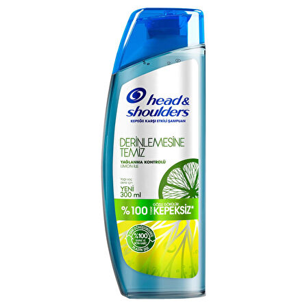 Head & Shoulders Derinlemesine Temiz Şampuan Yağlanma Kontrolü 300 Ml