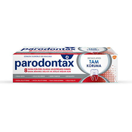 Parodontax Tam Koruma Beyazlatıcı Diş Macunu 75 Ml