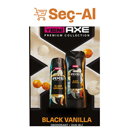 Axe Black Vanilla Deodorant 150 Ml + Duş Jeli 300 Ml