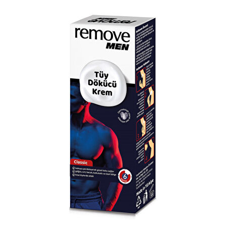 Remove Men Tüy Dökücü Krem For Men Klasik 100Ml 2 ADET
