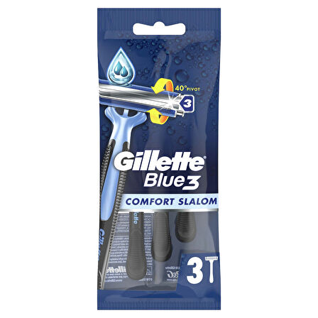 Gillette Blue3 Comfort Slalom Tıraş Bıçağı 3'lü