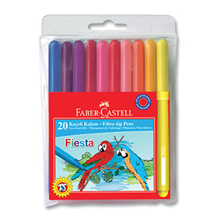 Faber Castell Redline 20'Li Keçeli Kalem