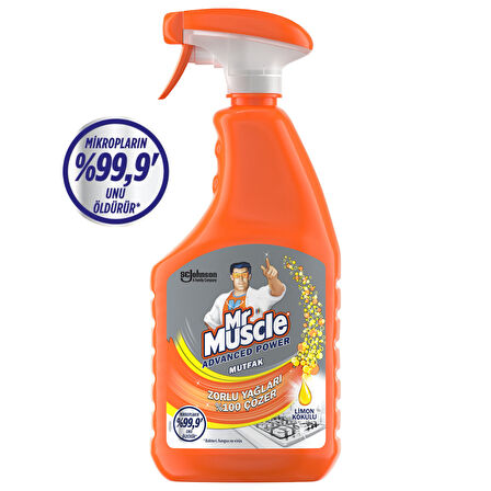 Mr. Muscle Advanced Power Mutfak Temizleyici Limon 750ml 2 ADET