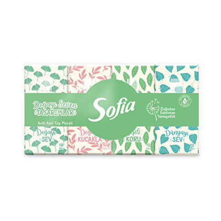 Sofia Cep Mendil 8'li 2 ADET
