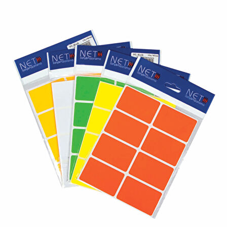 Fly Etiket Renkli Beyaz Büyük Boy Not Kağıdı 2 ADET