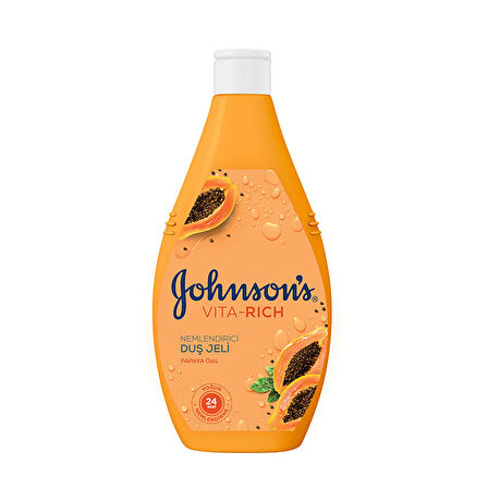 Johnson's Vıta-Rıch Papaya Özlü Nemlendirici Duş Jeli 400 Ml 2 ADET