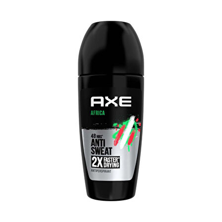 Axe Erkek Roll On Deodorant Africa 48 Saat Etkileyici Koku 50 ml 2 ADET