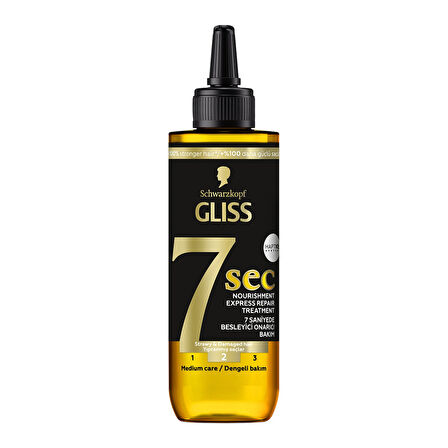 Gliss 7 Sec Oil Nutritive Ekspres Onarıcı 200 Ml 2 ADET