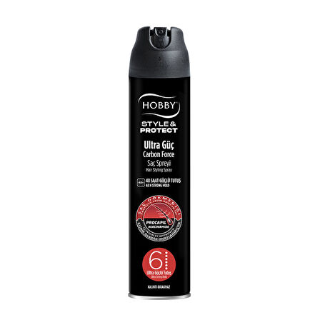 Hobby Style&Protect Carbon Saç Spreyi 250 Ml 2 ADET