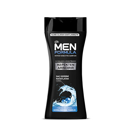Ipek Men Formula Kepeğe Karşı Etkili Şampuan - Normal Saçlar 480 ml 2 ADET