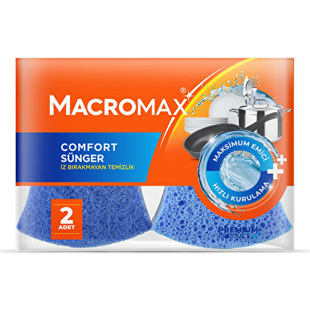 Macromax Comfort Sünger 2'li 2 ADET