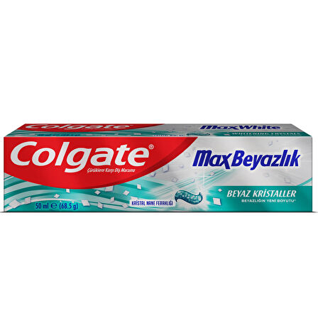 Colgate Max Beyazlık Beyazlatıcı Diş Macunu 50 Ml 2 ADET