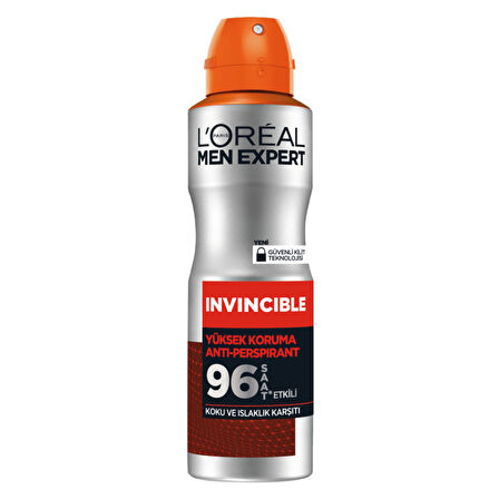 L'Oréal Paris Men Expert Invincible Sprey Deodorant 150 Ml 2 ADET
