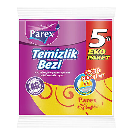 Parex Temizlik Bezi 5'li 2 ADET