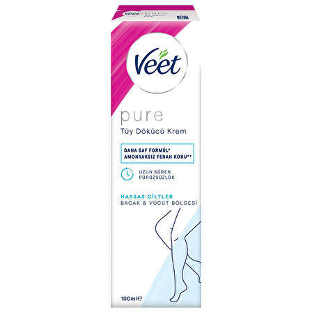 Veet Pure Tüy Dökücü Krem Hassas 100 Ml 2 ADET