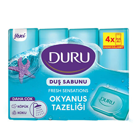 Duru Fresh Duş Sabunu Okyanus Esintisi 4X150 G 2 ADET