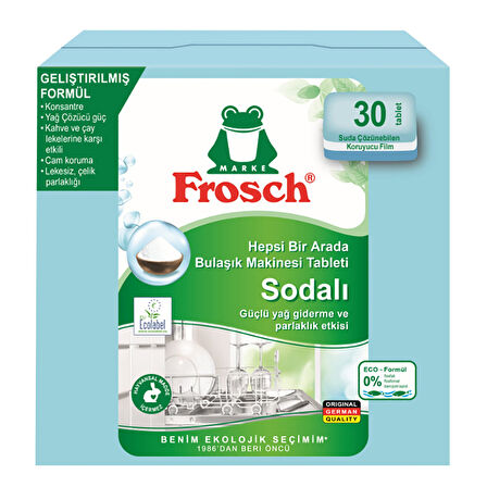Frosch Sodalı Bulaşık Tableti 30 Tablet 540 G 2 ADET