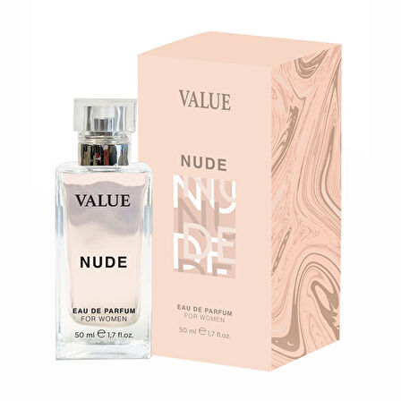 Value Nude Eau De Parfum For Women 50 Ml 2 ADET