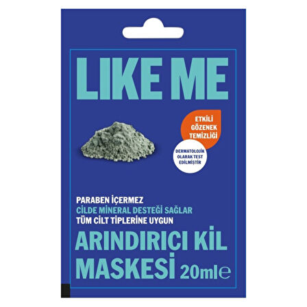 Like Me Arındırıcı Kil Maskesi 20 Ml 2 ADET
