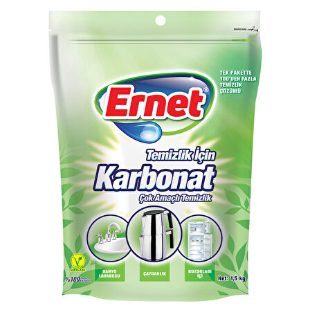 Ernet Temizlik Karbonatı 1,5 Kg 2 ADET