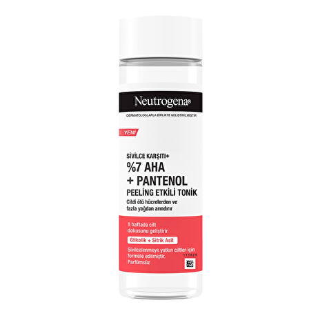 Neutrogena Sivilce Karşıtı Peeling Etkili Tonik 125Ml 2 ADET