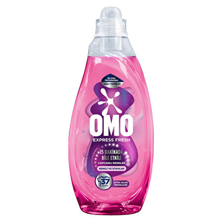 Omo Express Fresh Capcanlı Renkler Renkli ve Siyahlar 1.48 L 2 ADET