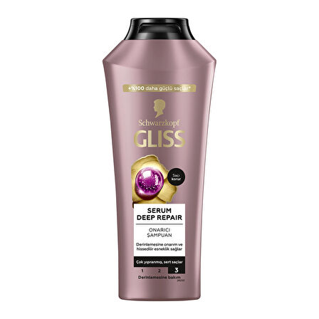 Gliss Serum Deep Repair Şampuan 400 Ml 2 ADET