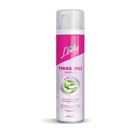 Derby Lady Tıraş Jeli Aloe Vera 200 Ml 2 ADET