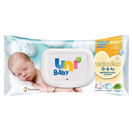 Uni Baby Yenidoğan Islak Mendil 40'lı 2 ADET