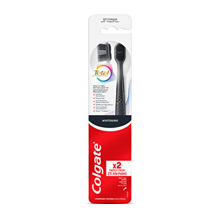 Colgate Total Black Whitening Restore Diş Fırçası 1+1 2 ADET