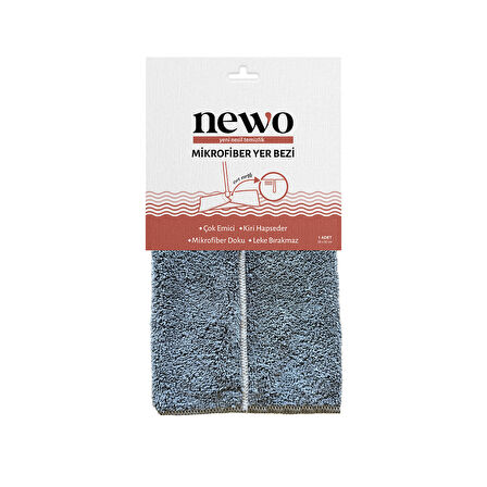 Newo Mikrofiber Yer Bezi 50 x 60 Cm 2 ADET