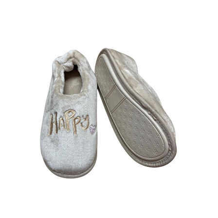 Chirpy Happy Kadın Terlik Bej 38-39 2 ADET