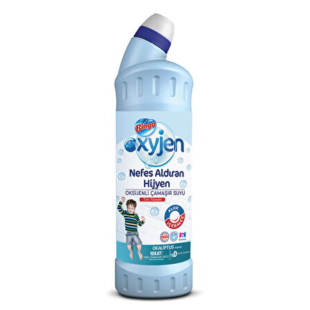 Bingo Oksijen Çamaşır Suyu Okaliptüs 750 Ml 3 ADET