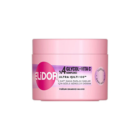 Elidor Ultra Işıltı 100 Yoğun Onarıcı Maske 220 Ml 3 ADET
