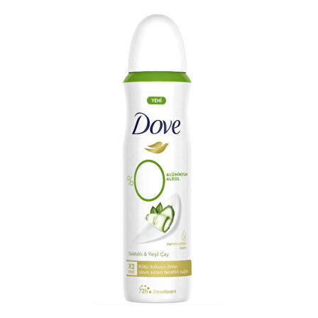 Dove Salatalık & Yeşil Çay Sprey Deodorant 150 Ml 3 ADET