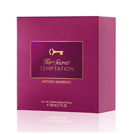 Antonio Banderas Her Secret Temptation Edt 80 Ml 3 ADET