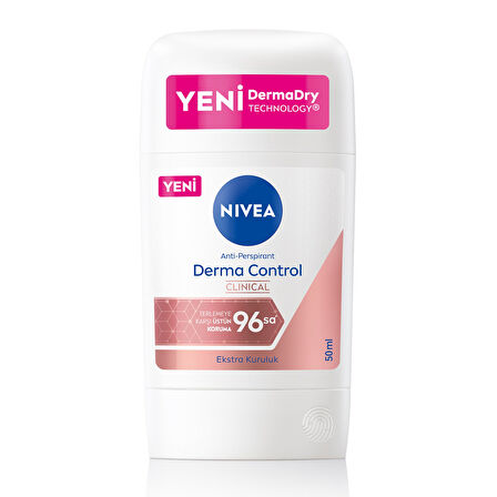 NIVEA Kadın Stick Deodorant Derma Control Clinical 50ml 3 ADET